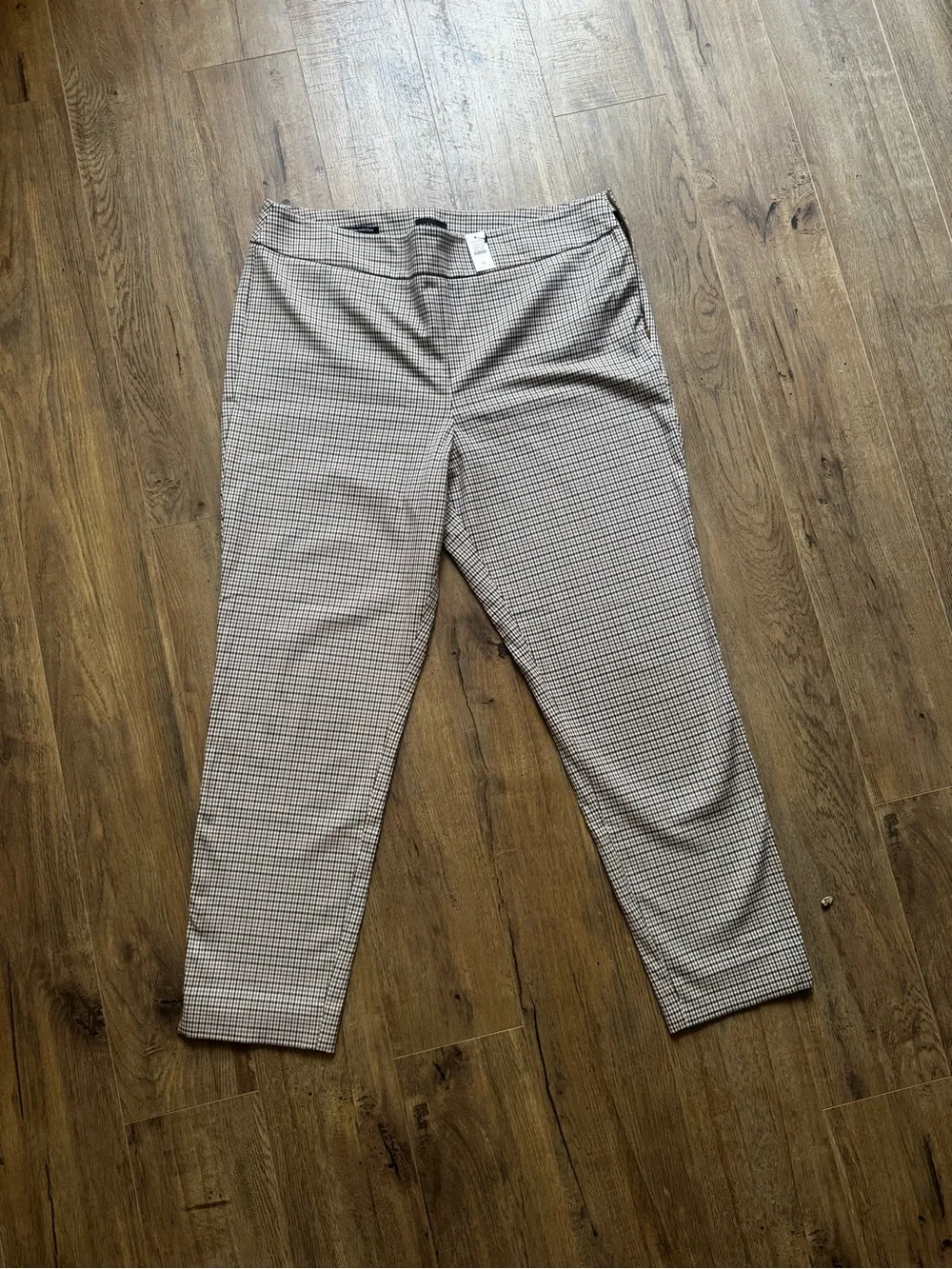 Talbots Chatham Chelsea Plaid Pants NWT 16 Dark Academia Business Casual